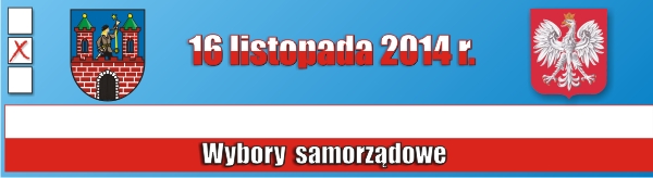 Baner wybory samorządowe 2014